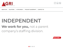 Tablet Screenshot of geometricresultsinc.com